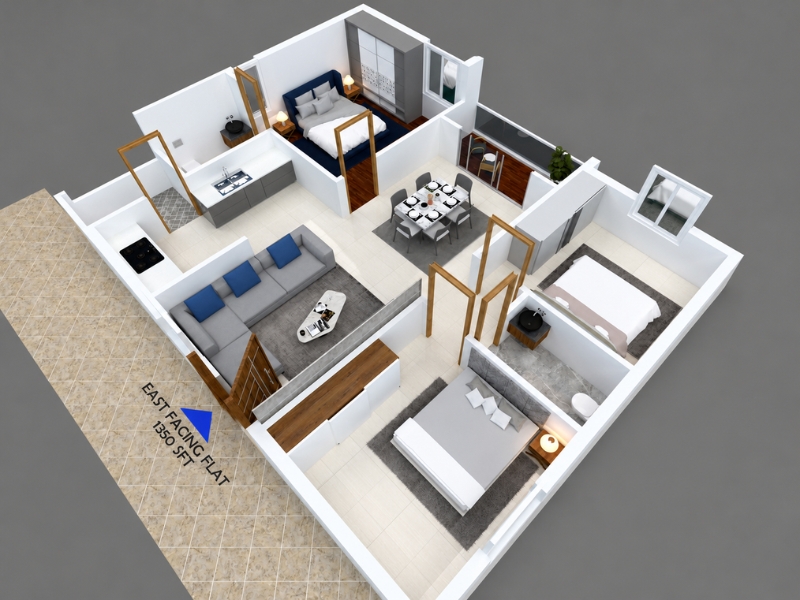 Niketana Isometric view 1