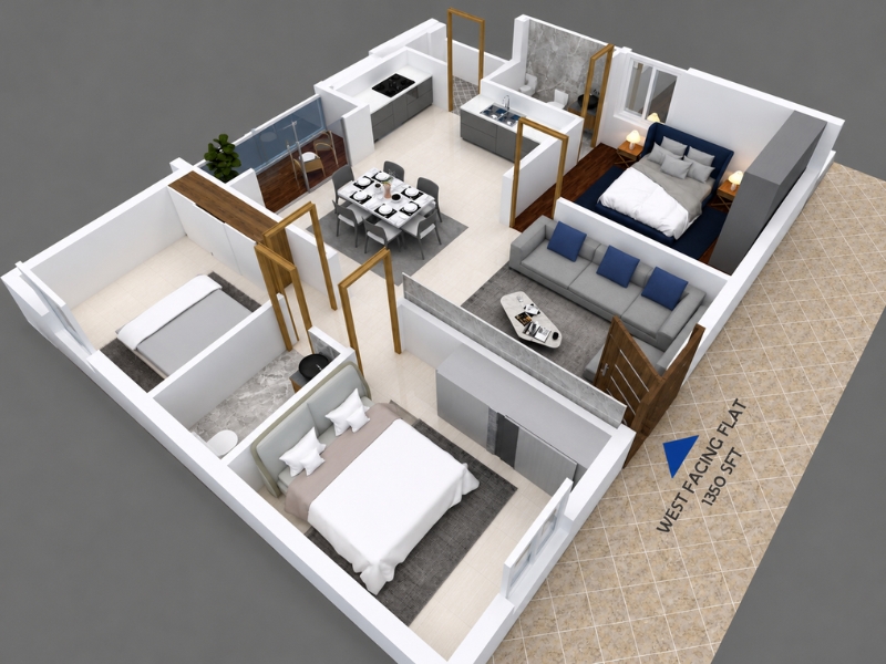 Niketana Isometric view 3