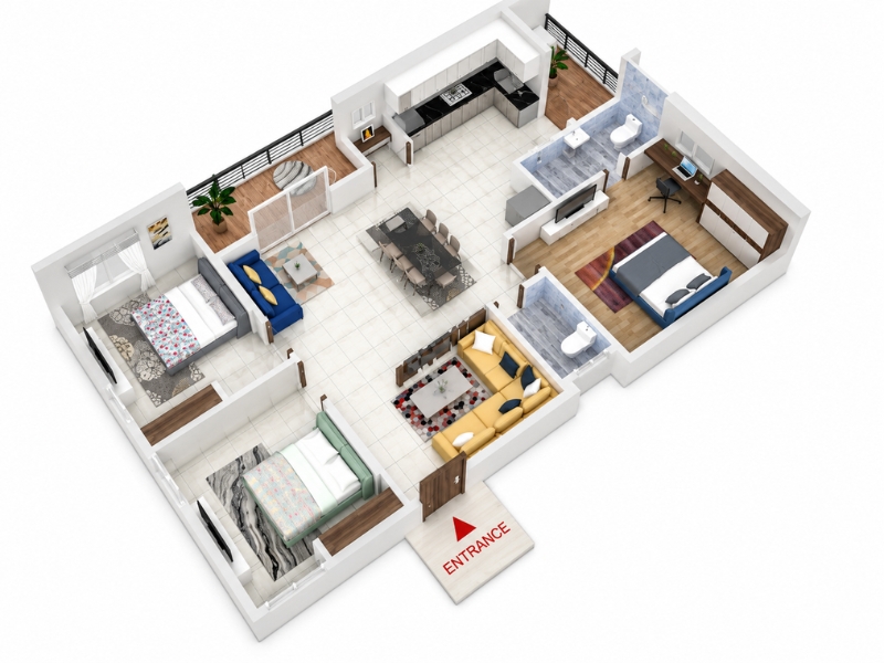 Prathishta Isometric view 3