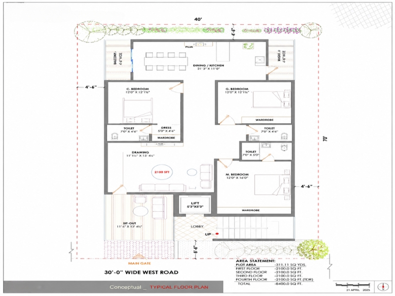Taranga Typical Floor Plan